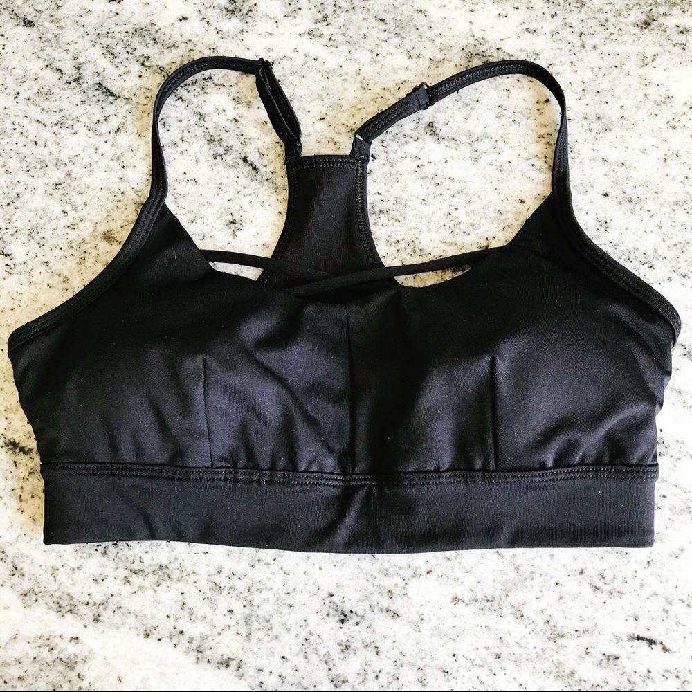 Black Fila Sports Bra (XS) - Like new!!